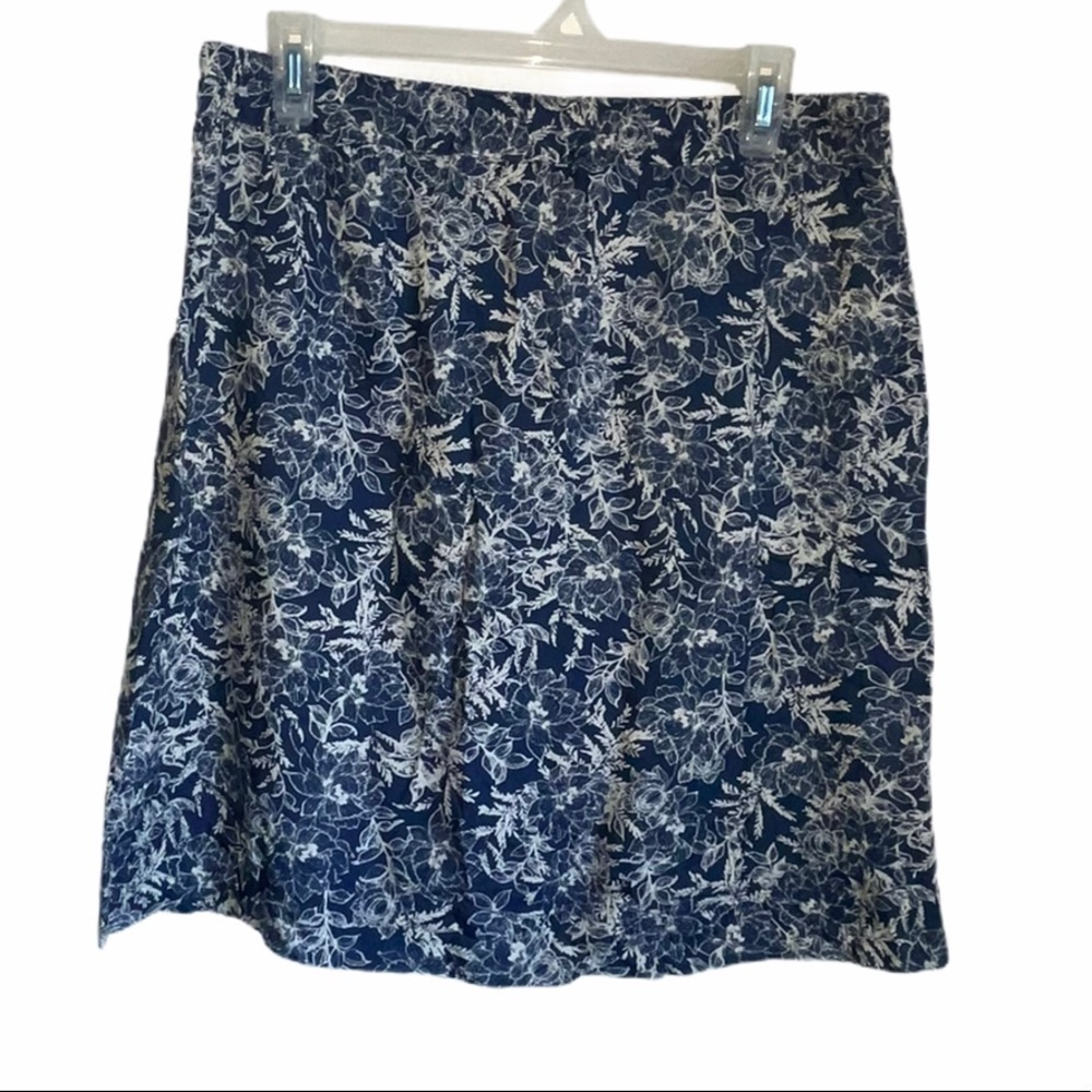 🌻 Eddie Bauer Floral Mini Skirt